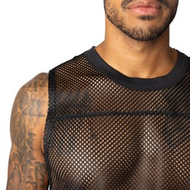 Bike Athletic Sleeveless Practice Jersey | Soft Lightweight Fabric for Breathable Comfort | Relaxed Fit for Everyday Wear Black