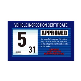 INSPECTION STICKER APPROVED INSPECTION STICKERS INTERNATIONAL