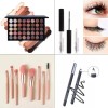 Paleta Sombras 40 Neutros+brochas Pinceles Maquillaje