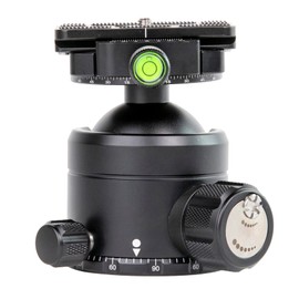 TINKTEEK Jumbo Panorama Ball Head Tripod Head 560 g 10 cm Professional 360 Degree Compatible with Arca Swiss