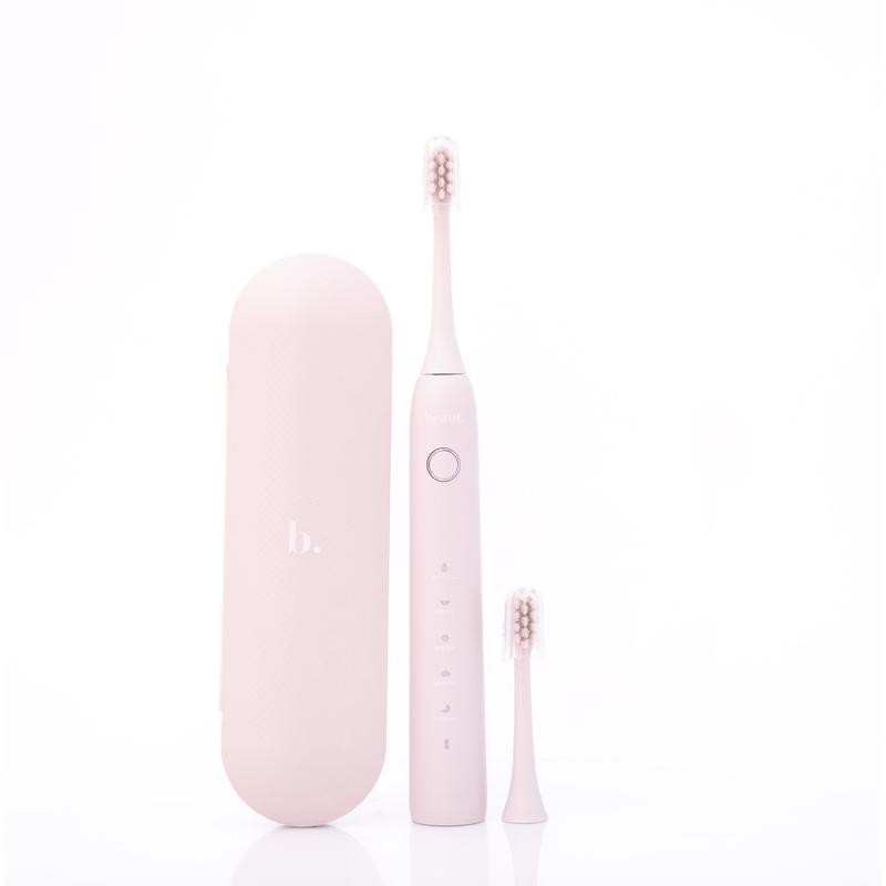 smile luv toothbrush + FREE mint toothpaste - color: Pink