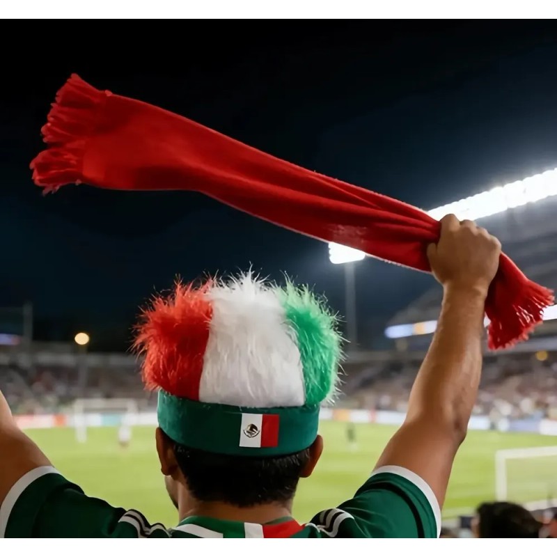 2 Pelucas Peluca Tricolor México Mundial Para Fiestas Tricol