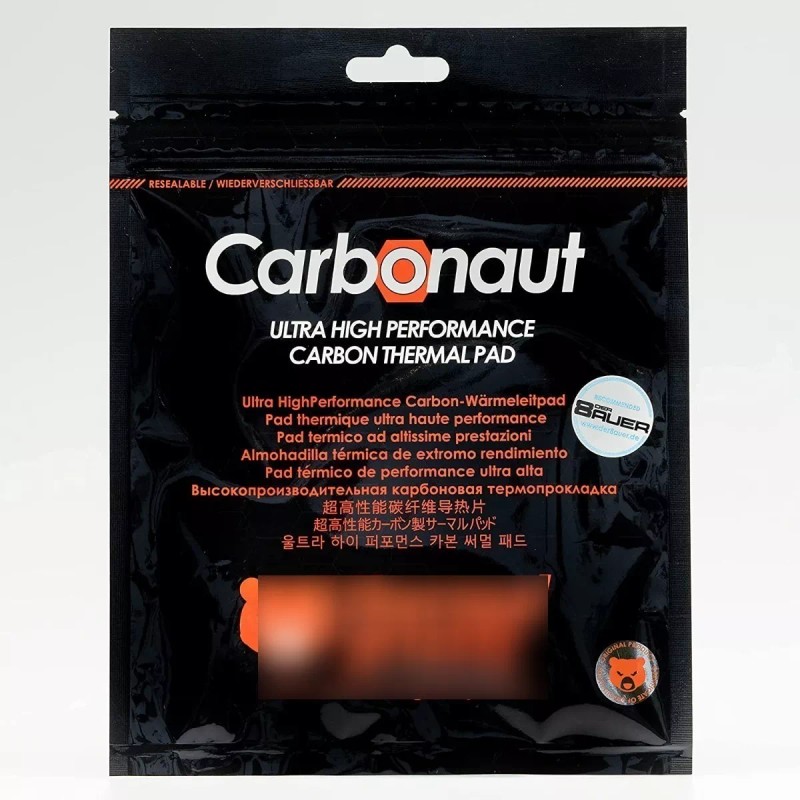 Thermal Grizzly Almohadilla Térmica De Carbono No Adhesiva 38 ×38×0,2