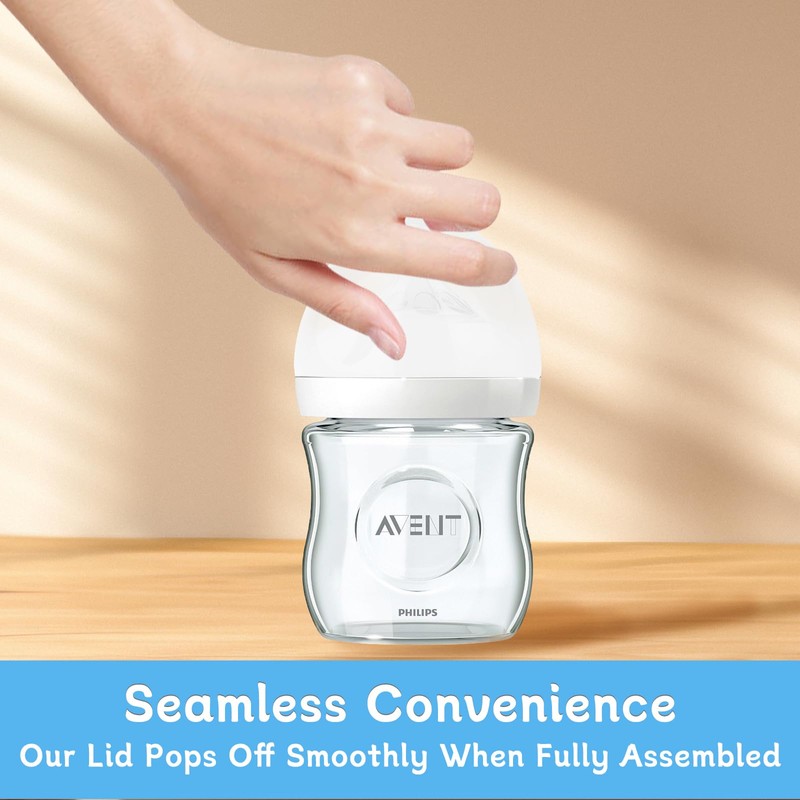 Avent Bottle Caps -Compatible with Avent glass bottles 5 pc