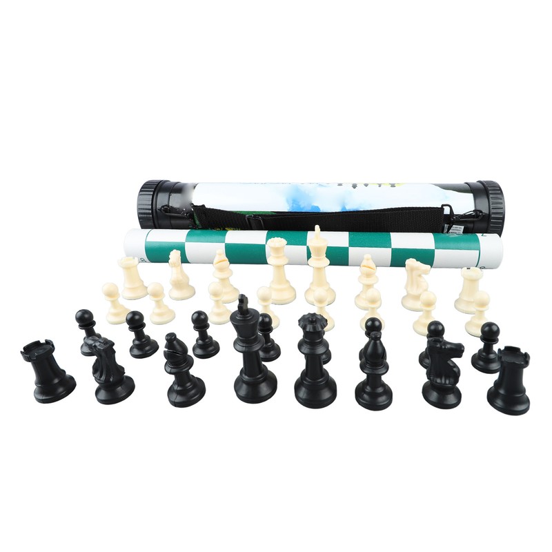 Chess Set Toy Barrel Portable Chess Board Game Sets Puzzle