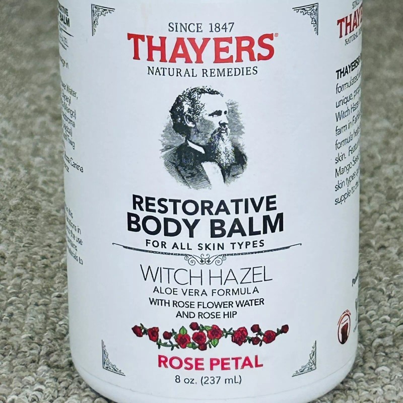 Thayers Restorative Rose Petal Scent Body Balm With Rose Flower
