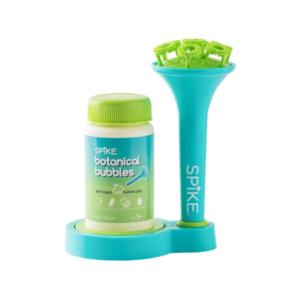 Innobaby Spike Bubble Blower with Mess Free Botanical Bubbles and