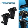 MDEOOSKY 2pcs Front Windshield Washer Nozzles, Replacement Windshield Wiper Nozzles,