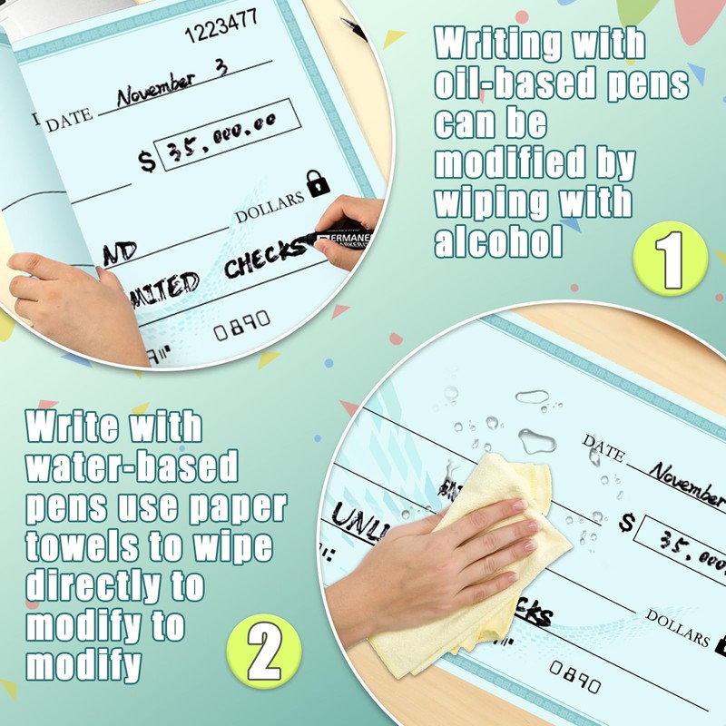 Big Checks for Presentations - Huge 30x16 Inch Fake Check
