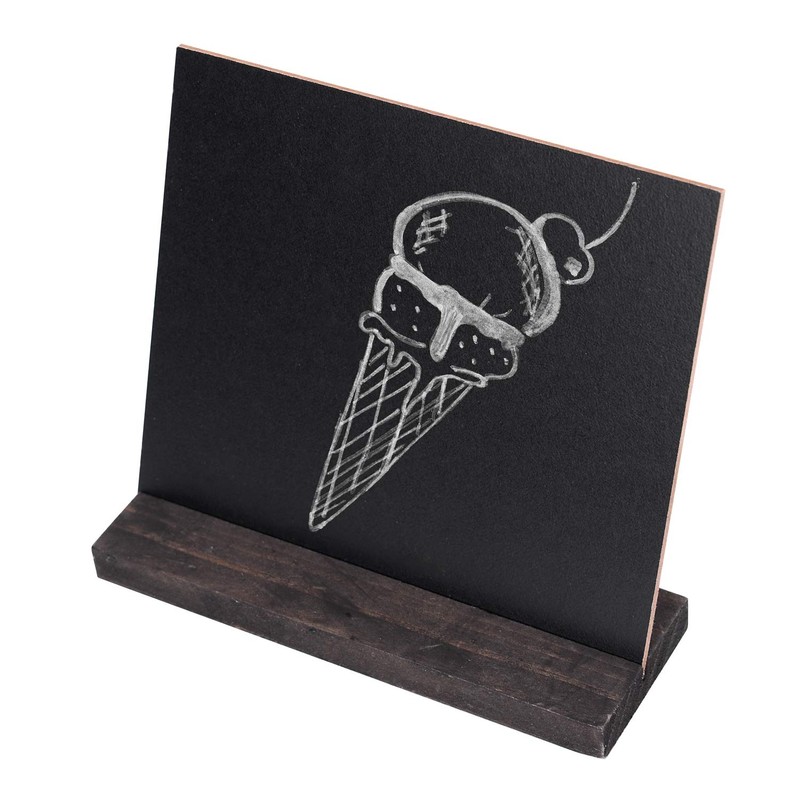 Mini Chalkboard Signs for Table, TAKSDAI 5" Ã 6" Message