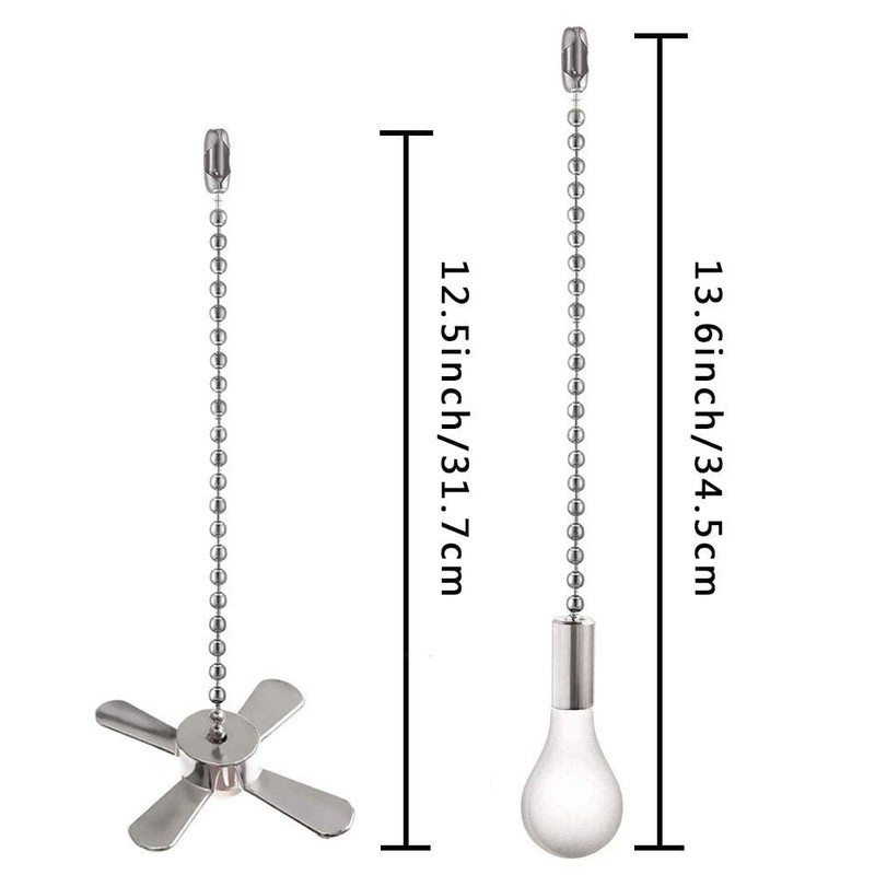 Akahttbn Ceiling Fan Pull Chain Ornaments Extension Chains with Decorative