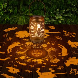 Frog Hanging Solar Lanterns Outdoor Waterproof, Garden Decor Solar Lights Patio Porch Yard Lawn Decorative Light, Frog Gifts for Women