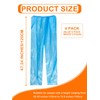 Rain Pants,4PCS Disposable Rain Pants With Shoe Cover,Disposable Raincoat With