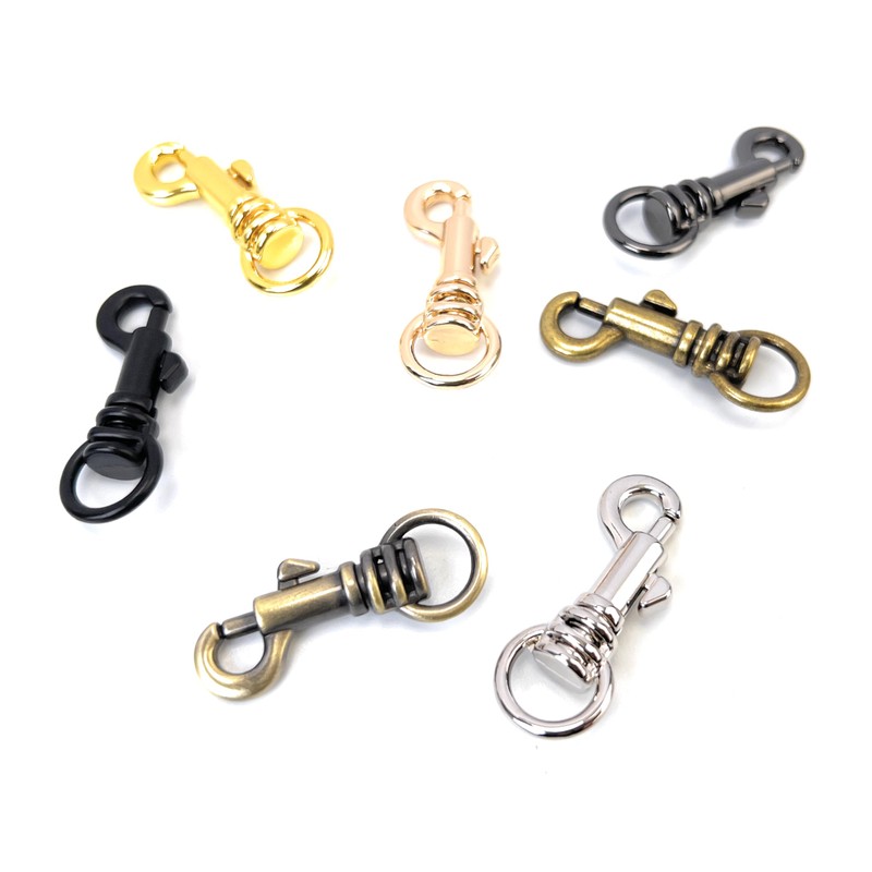 VersaKits 10 Pcs Small Trigger Clips 3/8 Inch Silver Heavy