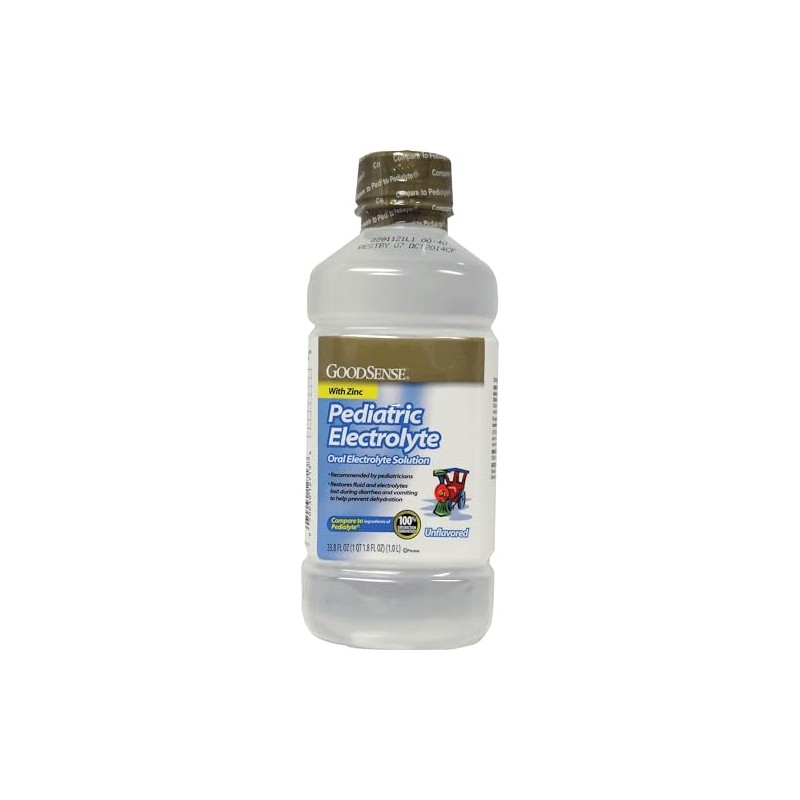 GoodSense Electrolyte Solution, Pediatric Oral Electrolyte Quickly Replenishes Fluids, Zinc,