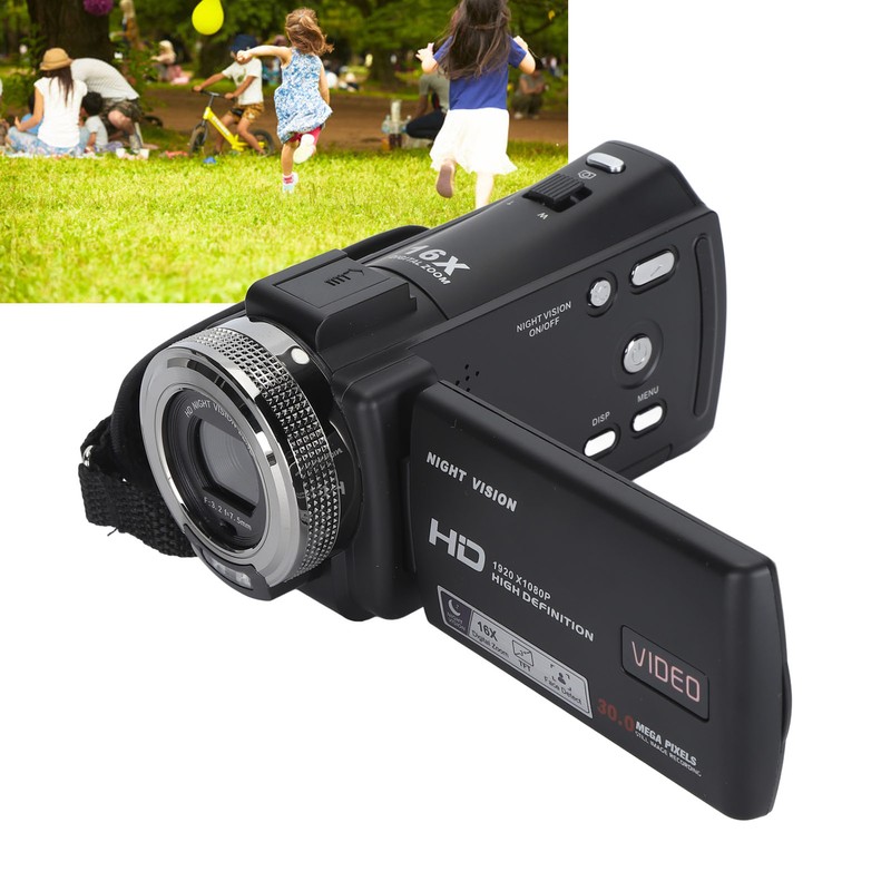 Video Camera Camcorder 30MP 1080P HD 3 Inch TFT LCD