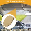 HEROFFIX Car Sunglasses Clip Magnetic Universal Sun Visor Eyeglasses Holder