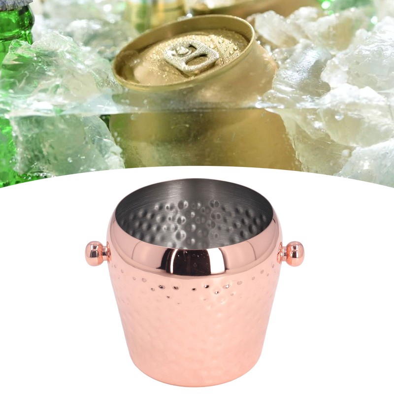 Champagne Bucket 1000ml Elegant Style Stainless Steel Portable Widely Used