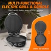 FineMade Electric Griddle Nonstick, Multi-Funtional Quesadilla Maker 10 Inch, Electric