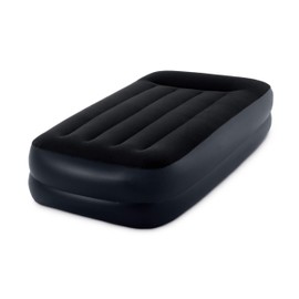 Intex Dura-Beam Standard Series Pillow Rest Raised Airbed with Internal Pump, Twin