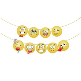 Smile Banner, Sad Banner,Angry Smile Banner for Party,Decorations,Happy,Angry,Kids,Home,Classroom,Bedroom