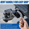 Anglechic 4 Set Trailer Hitch Pin & Clip with Grooved