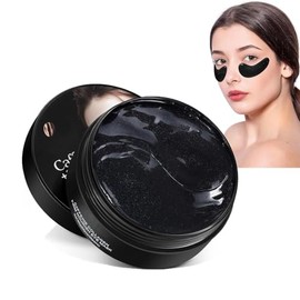 Parche Coreano de Hidrogel con Péptidos y Colágeno - 60 Pieza | Mascarillas Reafirmantes, Iluminadoras e Hidratantes para Ojos - Ojeras, Bolsas, Arrug