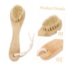 Baluue Skin Cleaning Brush Facial Cleansing Tool Natural Boar Bristles