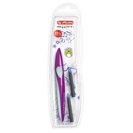 Herlitz 11377256 Rollerball pen my.pen, purple / mint