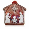 Nativity Raku Ornament Handcrafted from Raku Potteryworks