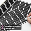 Mr. Pen- Bible Tabs, 75 Tabs, Black, Laminated Bible Tabs