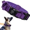 Xqpetlihai Tactical Dog Collar with Airtag Holder Waterproof Airtag Dog