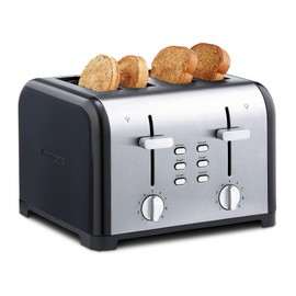 Kenmore 40603 4-Slice Toaster with Dual Controls in Black