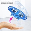 Hand Controlled Flying Drone Children Flying Toy Blue Hand Drone