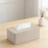 Cosmetic Tissue Box, Tissue Box Made of PU Leather with