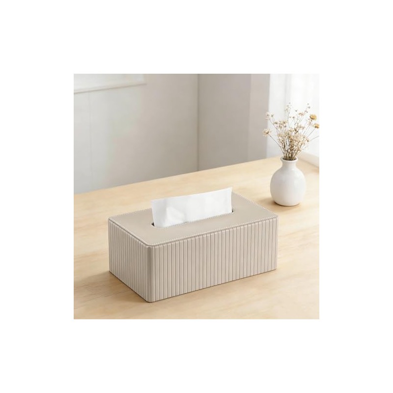 Cosmetic Tissue Box, Tissue Box Made of PU Leather with