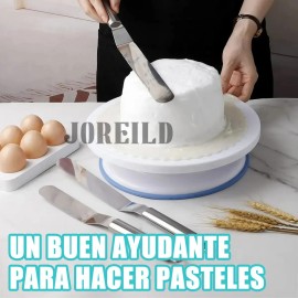 Set 9 Herramientas Decoración Pasteles Joreild Acero Inoxidable Acrílico