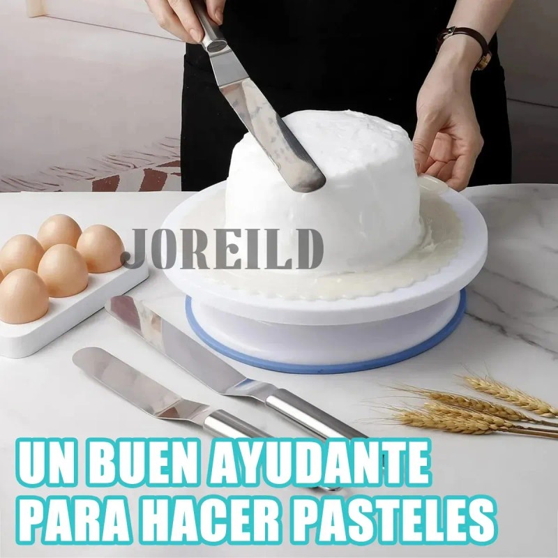 Set 9 Herramientas Decoración Pasteles Joreild Acero Inoxidable Acrílico