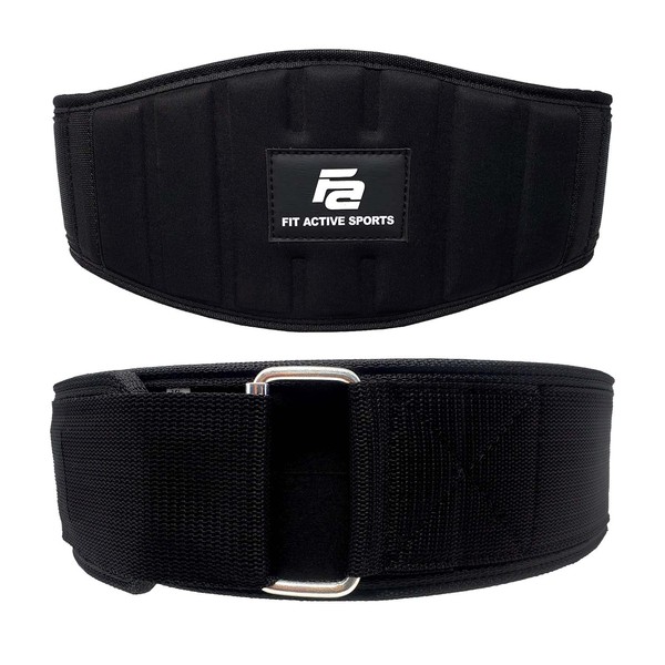 Fit Active Sports - Cinturón de levantamiento de pesas profesional
