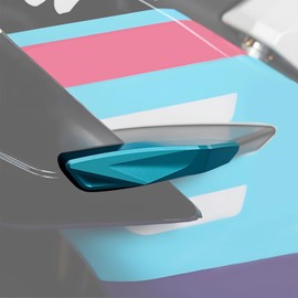 XIDAODIT For CFMOTO 675SS 675SR 675SR-R 675 SR Motorcycle Aerodynamic Spoiler Left and Right Slider Anti-Fall Decorative Cover(Blue)