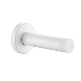 JQK Door Stopper White, 304 Stainless Steel Thicken 1mm Sound Dampening Door Stop Bumper Wall Protetor, DSB5-WH