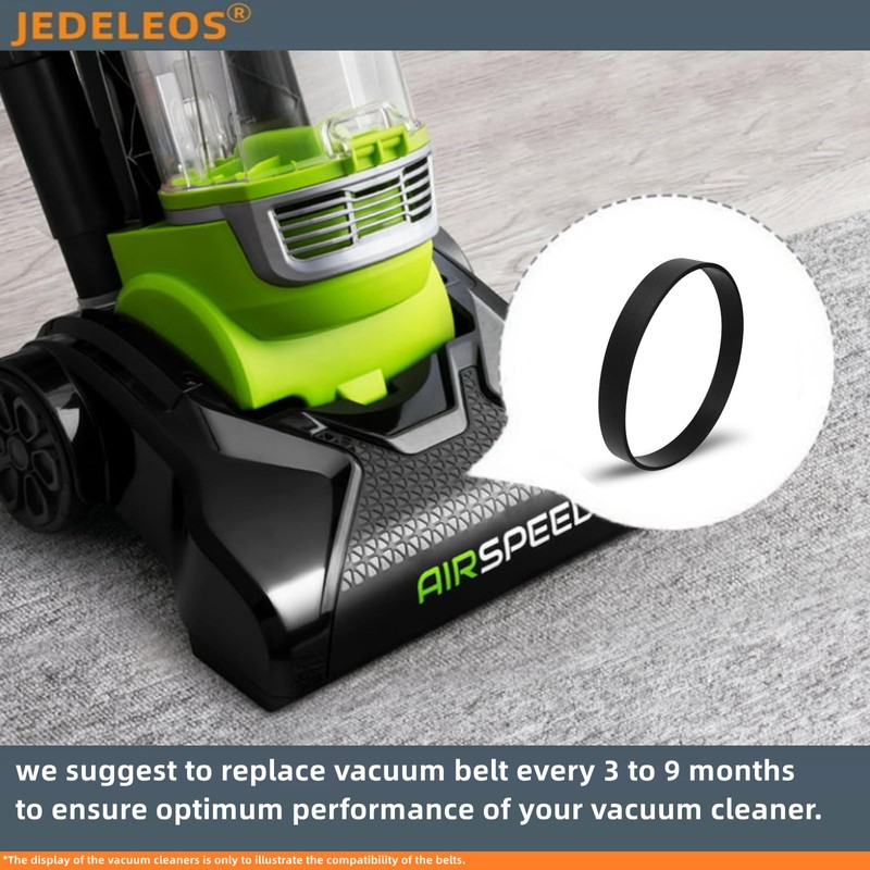 JEDELEOS Replacement Belts for Eureka NEU100 NEU102 Airspeed Compact Bagless