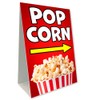 Popcorn Economy A-Frame Sign 24" Wide by 36" Tall (Made