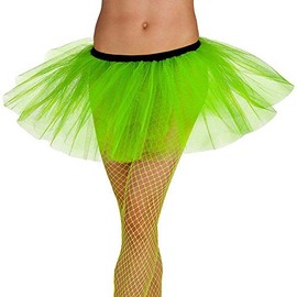 Boland – 01703 – Tutu Adult Neon Green, One Size