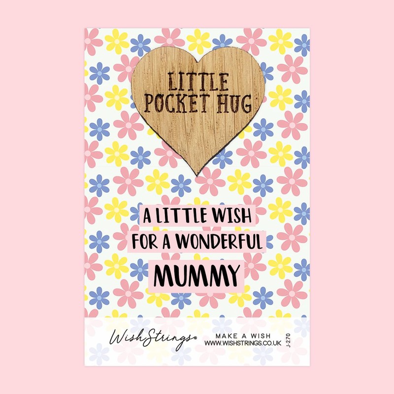 “Wonderful Mummy” Pocket Hug Keepsake Token | Thoughtful Gift for