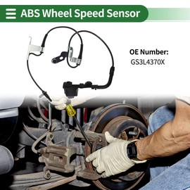Motoforti ABS Wheel Speed Senor ABS Sensor Anti-lock Braking System Sensor for Mazda 6 2009-2013 No.GS3L4370X Front Right