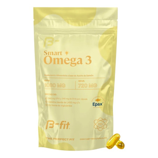 B-fit Omega 3 De Salmón Noruego 180 Cápsulas Epax Sin