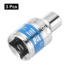 QUARKZMAN 3 Pieces 1/2 Inch Drive 6-Point Socket 8 mm