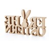 Heitmann Deco Wood 'Ostern’ Lettering with Hare – Easter bunny