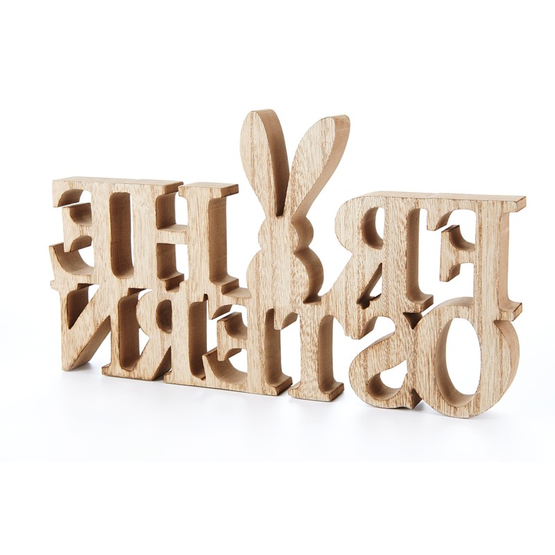 Heitmann Deco Wood 'Ostern’ Lettering with Hare – Easter bunny